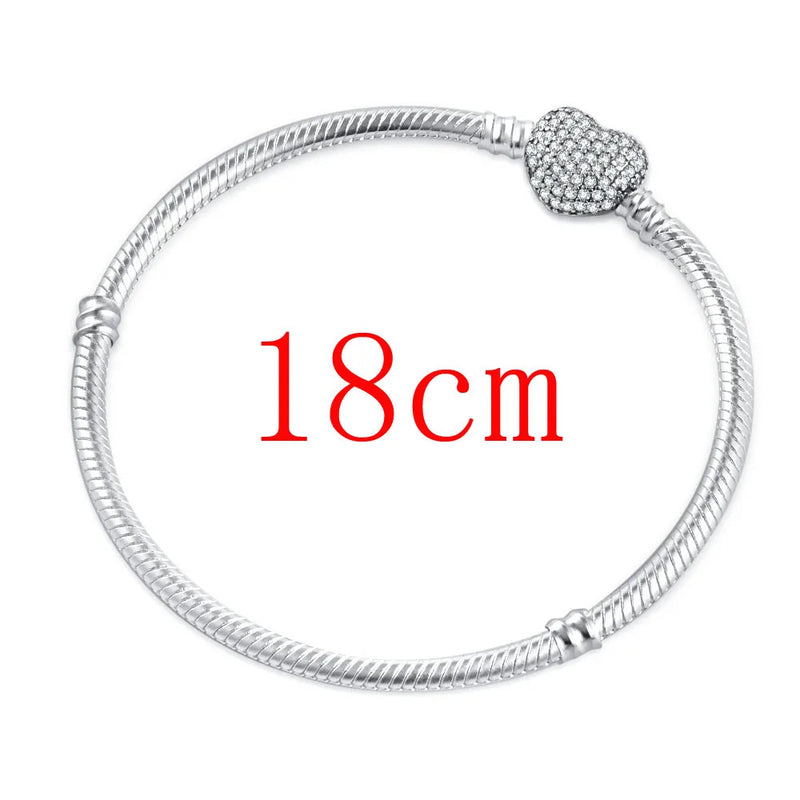 Red Series Christmas Apple Gift  Dangle Charms Beads 925 Sterling Silver Plated Fit Original Heart Bracelet Women Jewelry