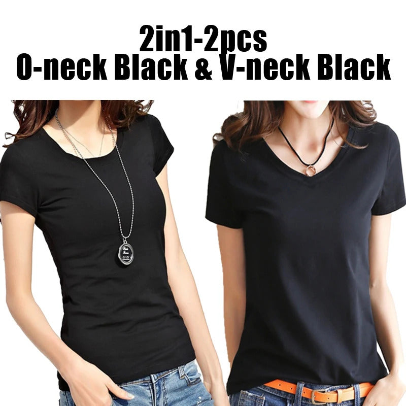 O Neck V Neck Long Sleeve Shirt Women Winter Bottoming Crop Tops Black Casual  Slim Basic Velvet Heating Fiber Thermal T-Shirts