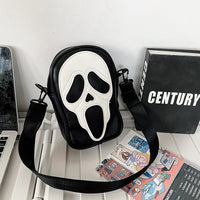 1pcs PU Leather Gothic Devil Halloween Unisex Personality Bags