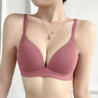 Japanese Style Seamless Bras Comfort Wireless Underwear Women's No Steel Ring Bralette 3/4 Cup Glossy Bra Female Lingerie