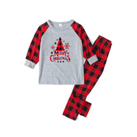 Christmas Pajamas for Couple/family Santa Tree Plaid Print Sleepwear Women Men Kids Matching Clothes Soft Loose Homewear Costume