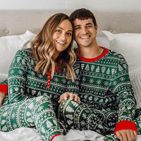 Women Men Boys Girls Christmas Pajamas Set All Over Print 2 Pieces Suit Loungewear Casual Loose Clothing Sets Xmas Family Look