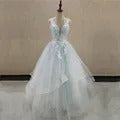 Customized ZJ9076 Ball Gown Spaghetti Straps White Ivory Tulle Pearls Bridal Dress For Wedding Dresses 2025 Marriage