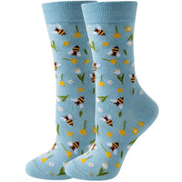 New Fashion Colorful Funny Happy Casual Women Socks Dress Harajuku Cute Animal Cartoon Men's Socks