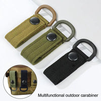 Hanging Key Hook Clip Clamp Buckle Hook Clip Nylon Webbing Molle Belt Clip Outdoor Buckle Strap Hunting Accessories Equipment