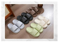 Thick Platform Slippers for Women Home Soft Sole Pillow Slides Sandals Woman Summer Beach Non Slip Flip Flops Bathroom Slipper