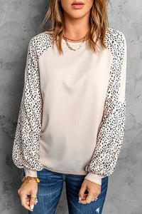 Blank Apparel - Leopard Print Pullover Top