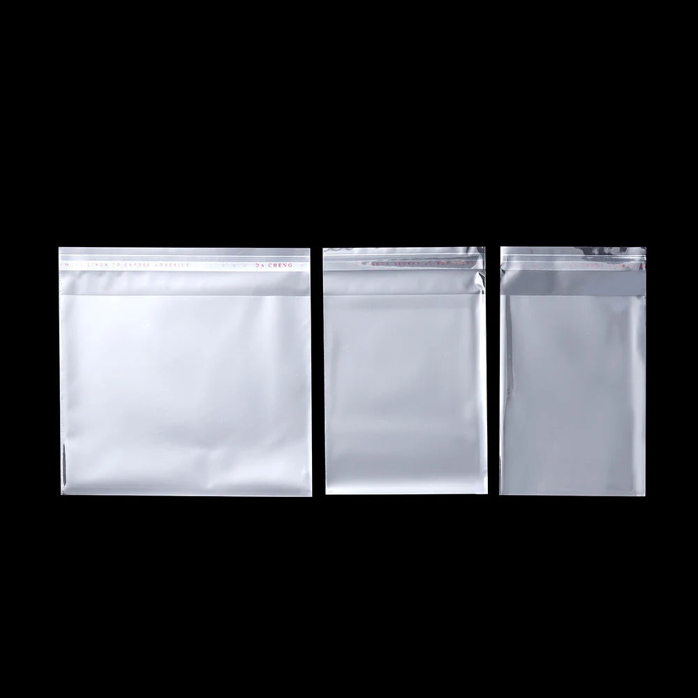 100pcs/lot Transparent Self Adhesive Seal Bags OPP Plastic Cellophane Bags Gifts Bag & Pouch Jewelry Packaging Bags