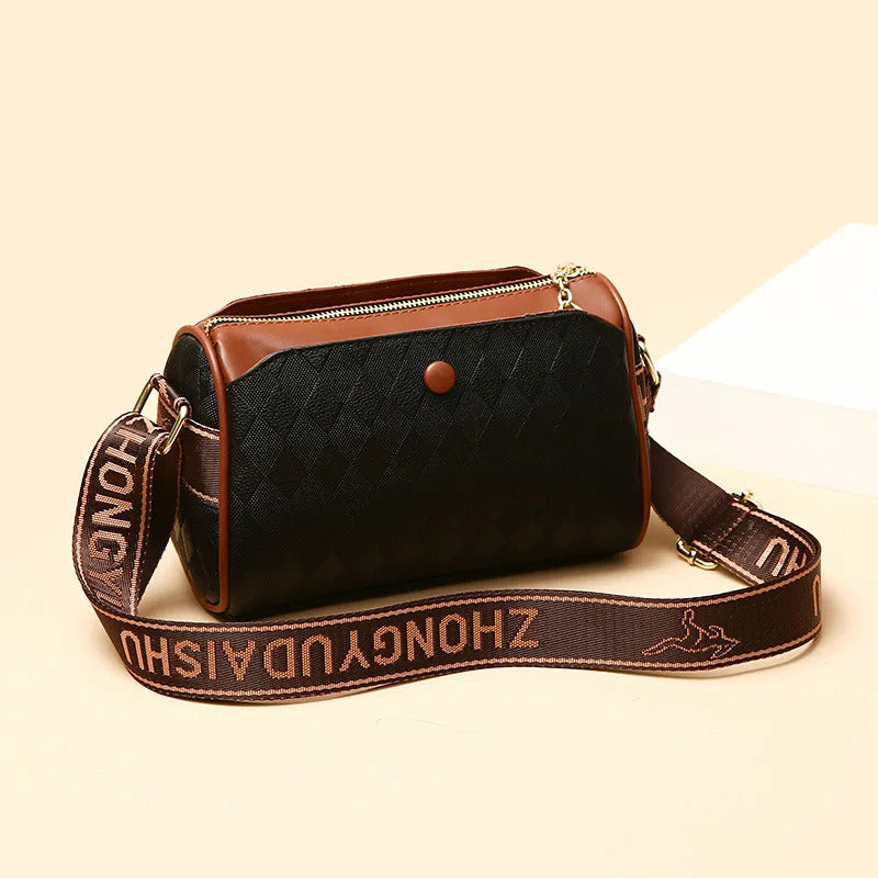 Luxury High Quality Women Messenger Bag Famous Designer Lady Shoulder Bags Fashionable Checkered Trendy Crossbody Sac A Main