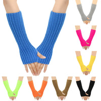 Arm Warmers Autumn Winter Cuffs Hand Sleeves Long Wool Gloves Men Women Knit Sleeves Warm Elastic Fashion Lady Sexy