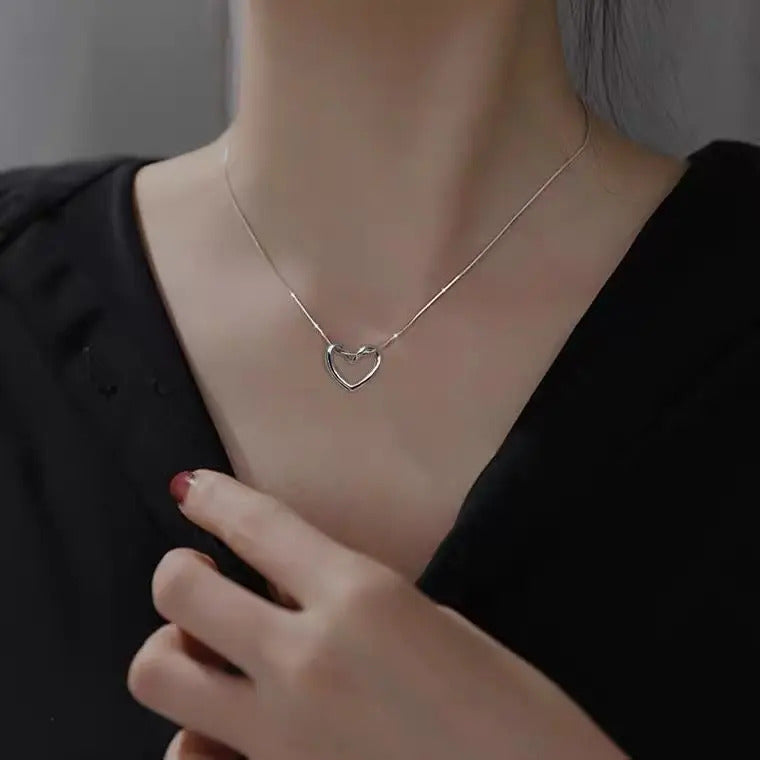 2024 Kpop Star Pendent Necklace for Women Punk Simple Zircon Tassel Clavicle Chain Choker Elegent Party Gift Jewelry Girl