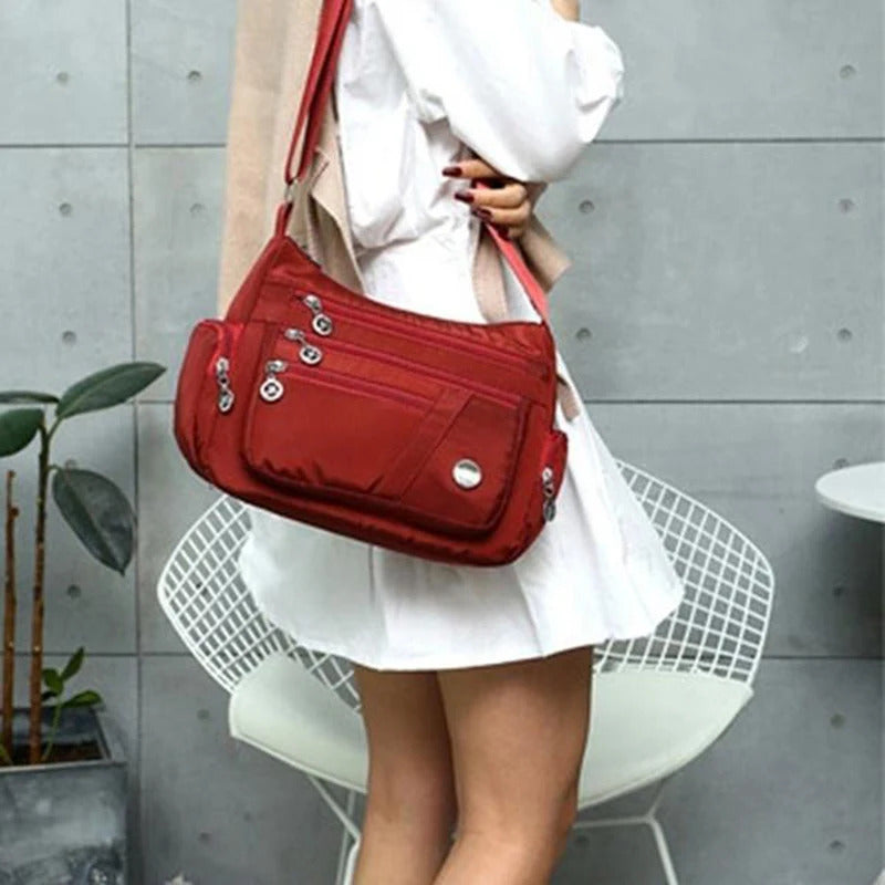 Casual Women Shoulder Messenger Bag Oxford Waterproof Zipper Handbags Package Female Large Capacity Travel Crossbody Bag