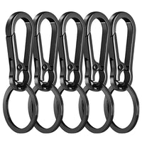 1/5PCS Metal Gourd Buckle Keychain Climbing Hook Car Keychain Strong Carabiner Shape Keychain Accessories Vintage Key Chain Ring