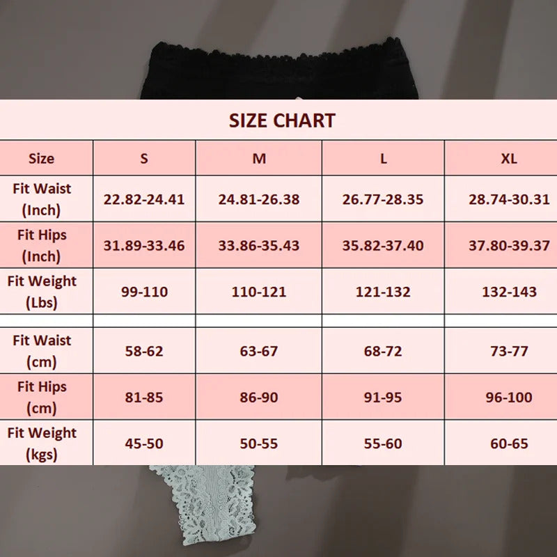 5Pcs/set Women Cotton Panties Floral Lace Intimate Underwear Trendy Patchwork Lace Briefs Female Soft Underpants Lingerie S-XL