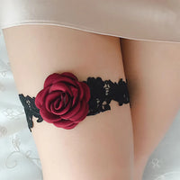 Heart/Wings/Bowknot Fashion Garter Belt Women PU Leather Lace Elastic Leg Ring Leg Garter Straps Thigh Harness Gothic Accessory