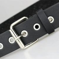 2024 New Square Bead Rivet Belt Metal Pyramid Belt Men and Women Punk Hardware Jeans Belt Y2K Belt Designer Belt Women's Belts