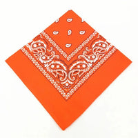 Unisex Men Women Bandana Hairband Cowboy Mens Biker Sports Headwear Wrist Hairwrap Single Sided Head Wrap Scarf Paisley