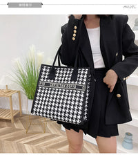 New Arrival! Fashionable Top-handle Bag with Cute Cat Pattern Large Capacity Mommy Bag for Women, Perfect for Work and Commuting