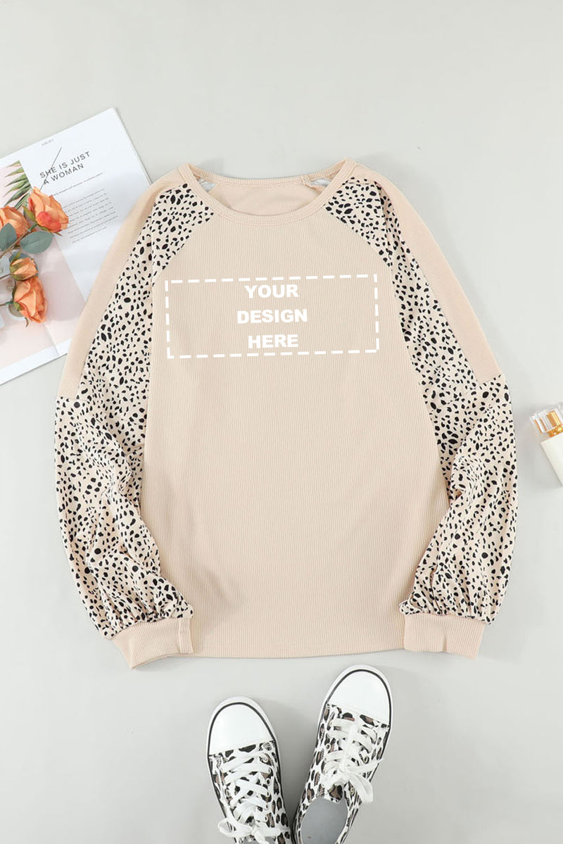 Blank Apparel - Leopard Print Pullover Top