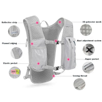 5L Breathable Hydration Vest Trail Running Backpacks Lightweight Cycling Run Jogging Marathon Backpack Riding Bike Climbing Bag