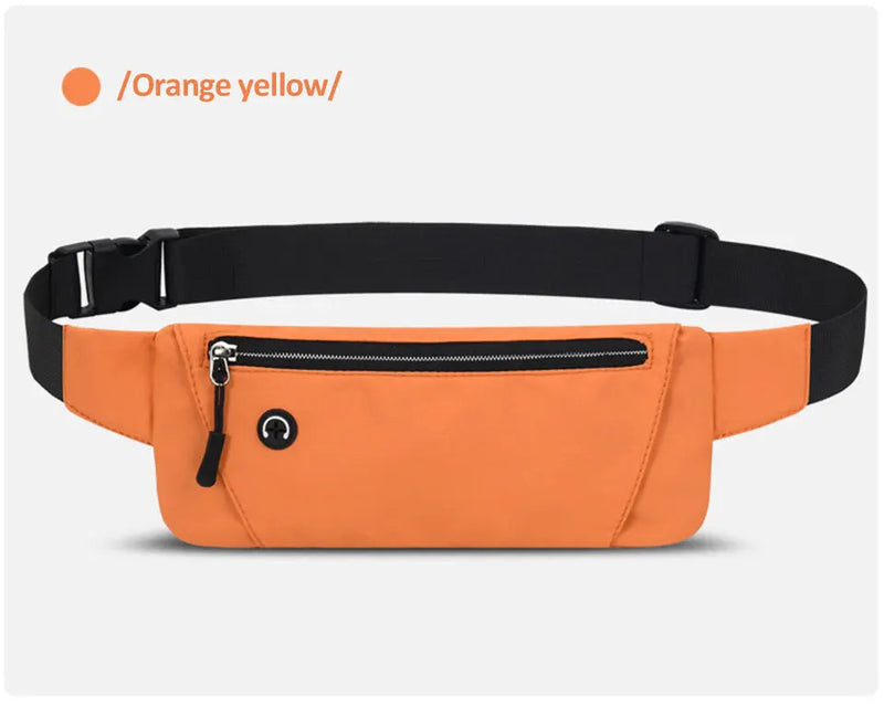 Running Waist Bag Sports Belt Pouch Mobile Phone Bag Men Women Waist Pack Lightweight Gym Sports Bag Waist Pack Adjustable Strap