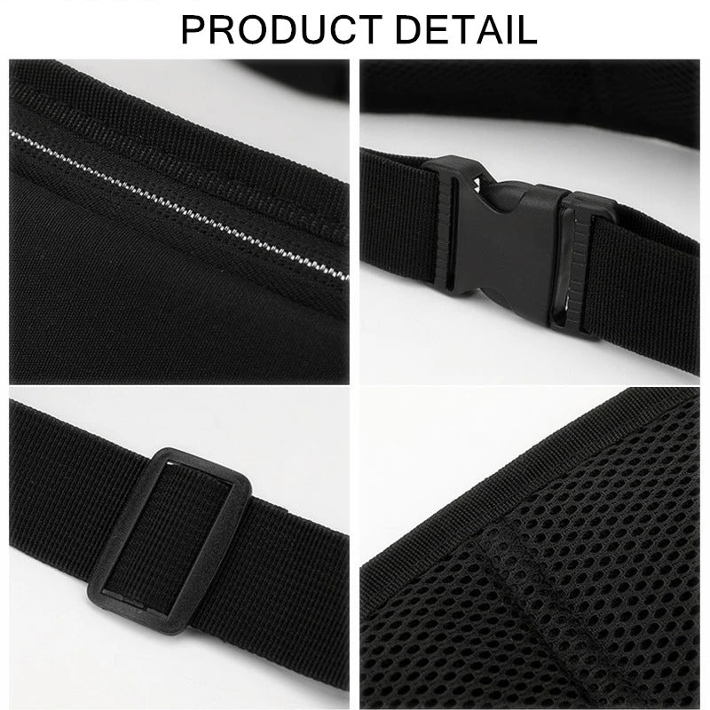 Professional Running Waist Bag Sports Belt Pouch Mobile Phone Case Men Women Hidden Pouch Gym Sports Bags Running Pack