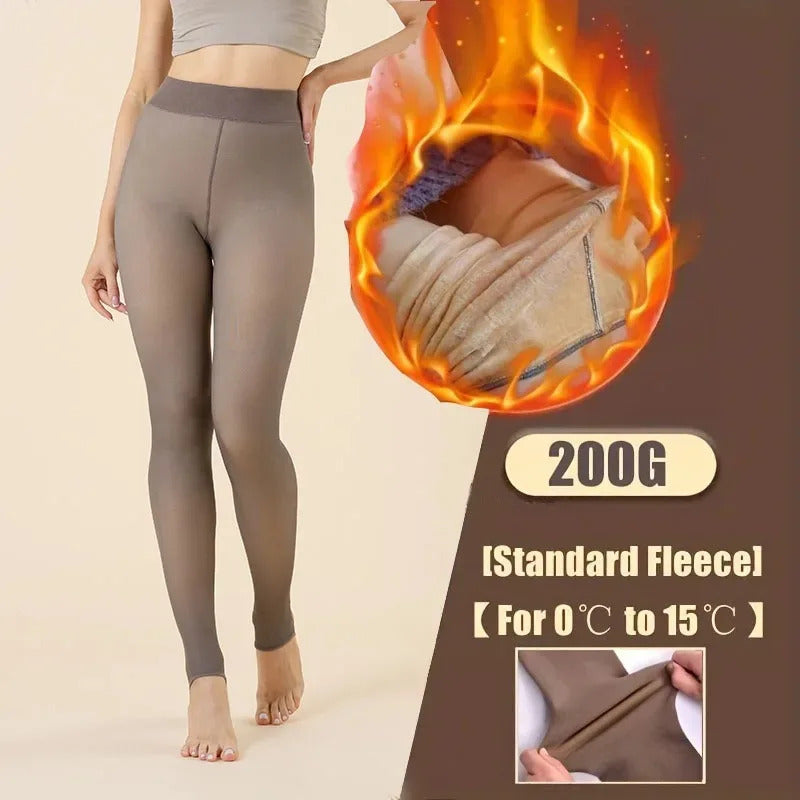 Thermal Pantyhose, Faux Translucent Tights for Women, Soft and Warm, Suitable for Cold Weather Sexy Pantyhose Stockings