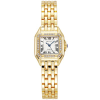 Women Watch Light Luxury Brand Business Gold Stainless Steel Ladies Fashion Quartz Watches Female Clock Bracelet Wristwatch