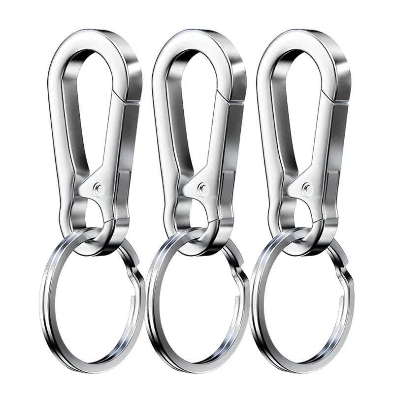 1/5PCS Metal Gourd Buckle Keychain Climbing Hook Car Keychain Strong Carabiner Shape Keychain Accessories Vintage Key Chain Ring