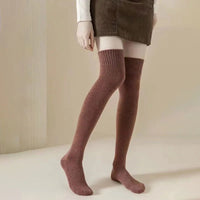 Over The Knee Calf Socks Stockings For Women Pressure Hosiery High Tube Girls Thick Warm Winter Socks