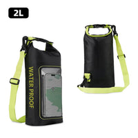 2L Dry Bag Touch Screen Waterproof Bags For Trekking Drifting Rafting Surfing kayak Outdoor Sports Bags Camping Equipment XA394Q