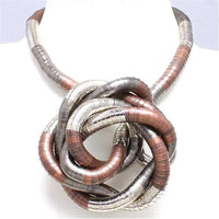 5mm 90cm Iron Flexible Twisted Jewelry Bendable Snake Necklace 12 Colors Available