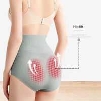 FINETOO Women High Waist Shaping Panties Breathable Body Shaper Slimming Tummy Underwear Butt Lifter Control Panties Shaperwear