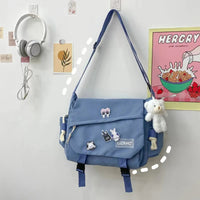 Handbags Shoulder Bag Large Capacity Crossbody Bags for Teenager Girls Men Harajuku Messenger Bag Student School Bags Sac