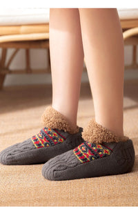 Super Warm Winter Non-slip Floor Socks Women Men Snow Socks Sleep Carpet Socks Slippers Socks Women Velvet Boot Unsiex Home Wear