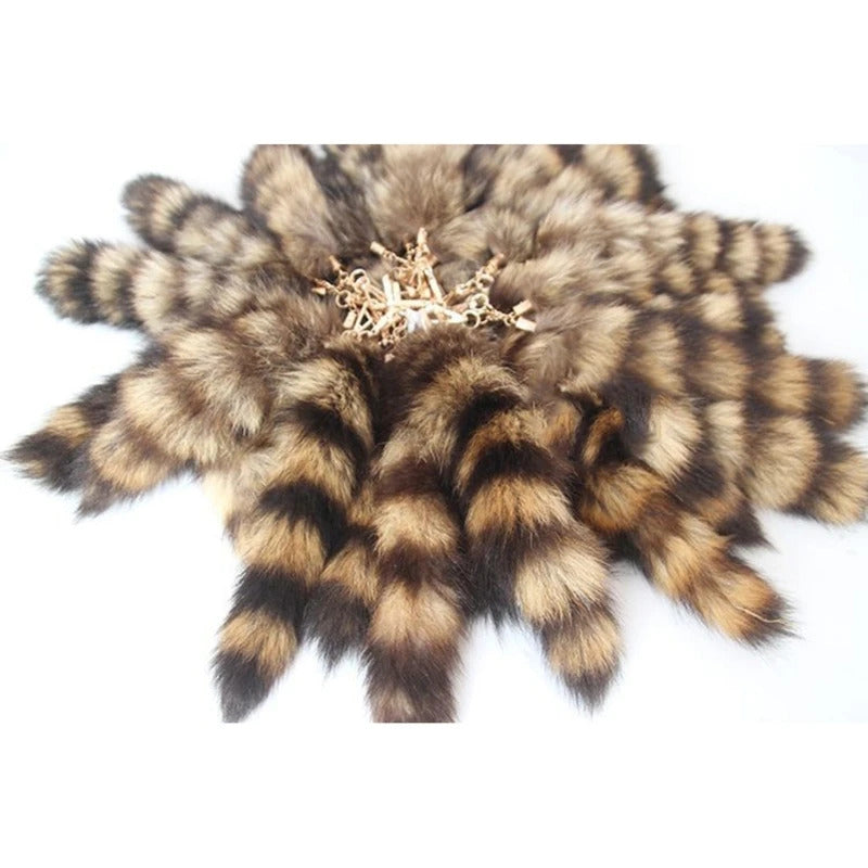 for Key Ring Raccoon Coat Tails Chain Keychain Keyring Gift New Tails Key Ring Chain Creative Rings for Men