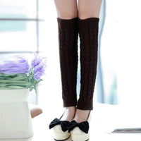 New Japanese Lolita Sweet Girl Leg Warmer Knit Socks Wool Ball Knitted Foot Cover Cosplay Women Autumn Winter Heap Heap Socks