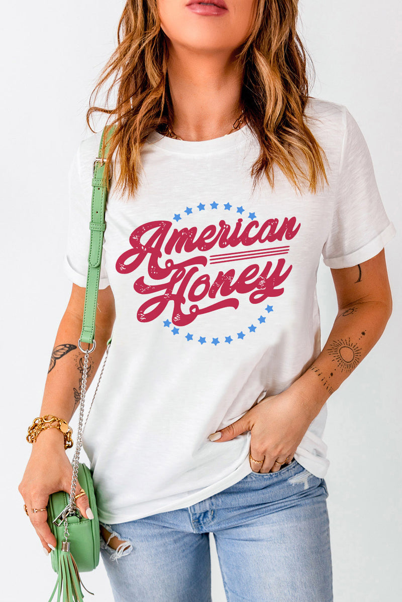 White American Honey Graphic Tee