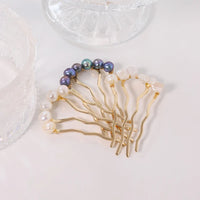 Natural Pearl Retro Hair Accessories Women Luxury Jewelry Hair Clips 2024 Flamenco Combs For Hair Girls Hair Pin Gift Gh0110