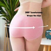 7Pcs/Lot Women's Panties Plus Size Underwear Cotton Briefs Girls Soft Pantys Female Intimates Underpant for Women Sexy Lingeries