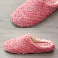 Unisex Fluffy Home Slippers Soft Lightweight Anti Slip Comfortable Indoor Slides for Autumn Winter