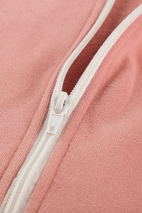 Pink Zip-up Hoodie Jacket