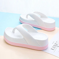 Woman flip flops Popular Design Shoes 2024 trend Casual Platform Sandals non-slip Outdoor slippers Unique features Flat sandals