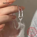 Real 925 Sterling Silver Bowknot Bracelet for Women Shiny Zircon Tennis Hard Bracelet Homme Wedding Party Jewelry Gifts