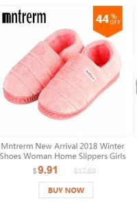 Mntrerm 2022 New Indoor Home Slippers Flannel Slippers Plush Home Slippers Couples Wooden Floor Slippers For Women Shoes woman