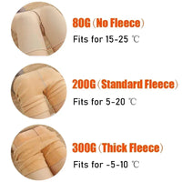 Thicken Polar Stockings Winter Warm Leggings Women'S Fleece Lined Tights Skin Effect Pantyhose Fake Translucent Wool Sock Pants