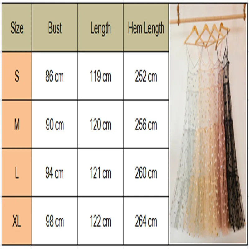 Women Spaghetti Straps Tulle See Through Long Dresses Cover Sexy See Through Baggy Ladies Stars Beach Bling Bling Long Dress