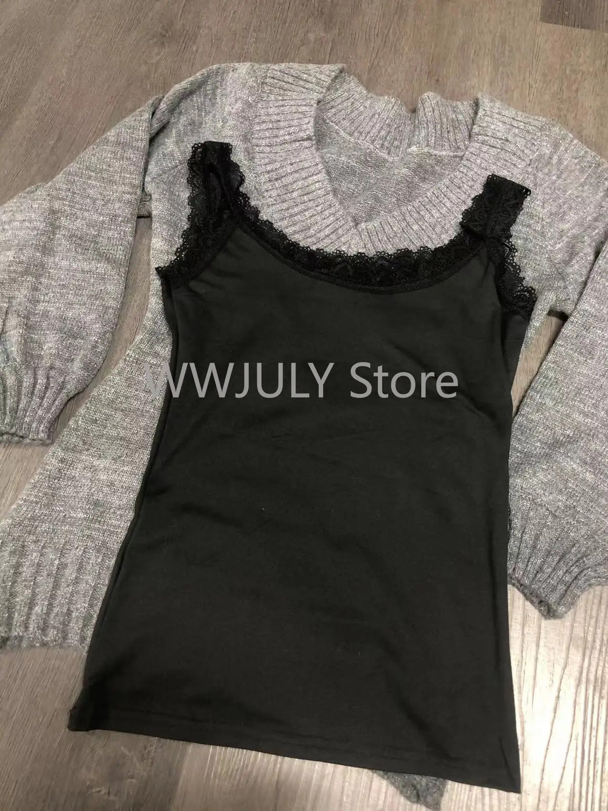 Autumn Winter Woman Gyaru Coquette V-neck French Vintage Sweater Long Sleeve Pullovers Knitwears 2000s Aesthetic Old Money Thick