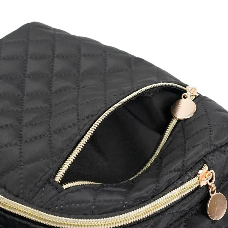 Quilted Pattern Classic Backpack