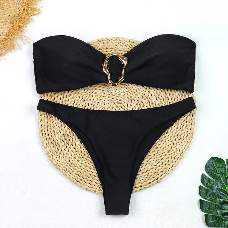 Micro Bikini Push Up Women Swimsuits 2024 Sexy Female Swimwear Brazilian Bikini Set Thong Biquini Swim Suits Print Beachwear